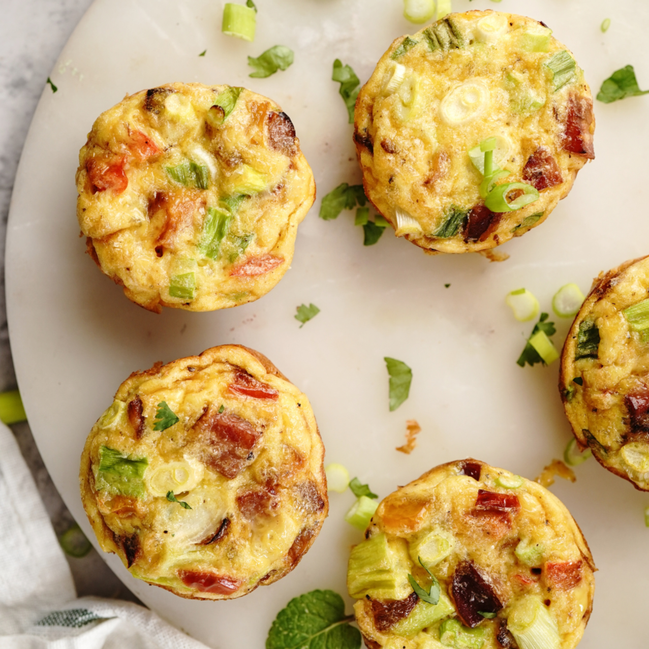 Mediterranean Sundried Tomato Spinach Egg Bites